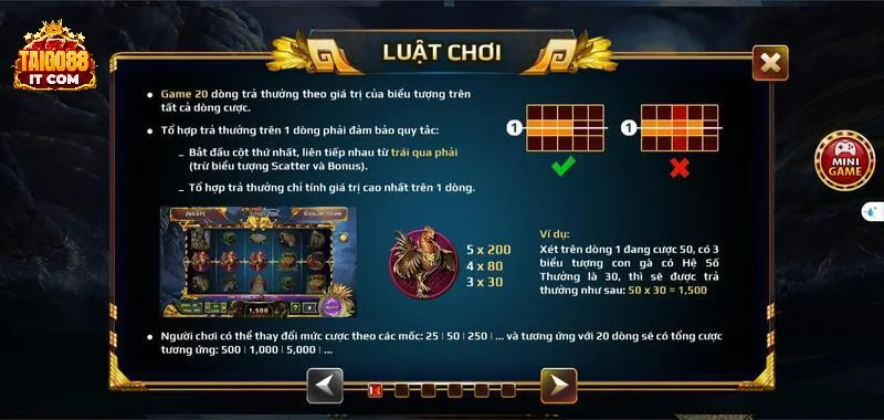 Chi tiết luật chơi nổ hũ sơn tinh thủy tinh từ A-Z